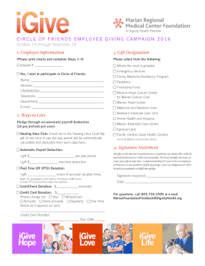 Circle of Friends Employee Giving - Mercy Foundation North ...