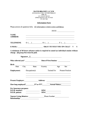 Form preview