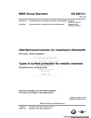 bmw group standard gs 90010-1