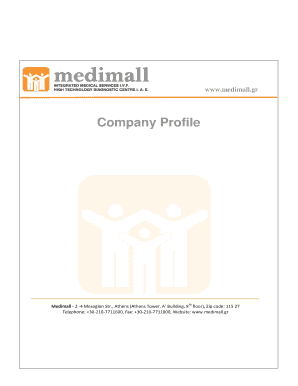 Medimall's Company Profile - Medical Diagnosis
