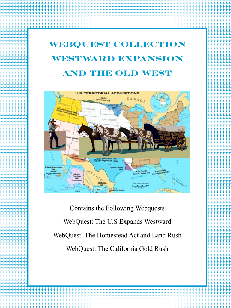 westward expansion webquest Preview on Page 1.