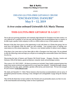 Gluten-Free Dining &amp; Travel Club