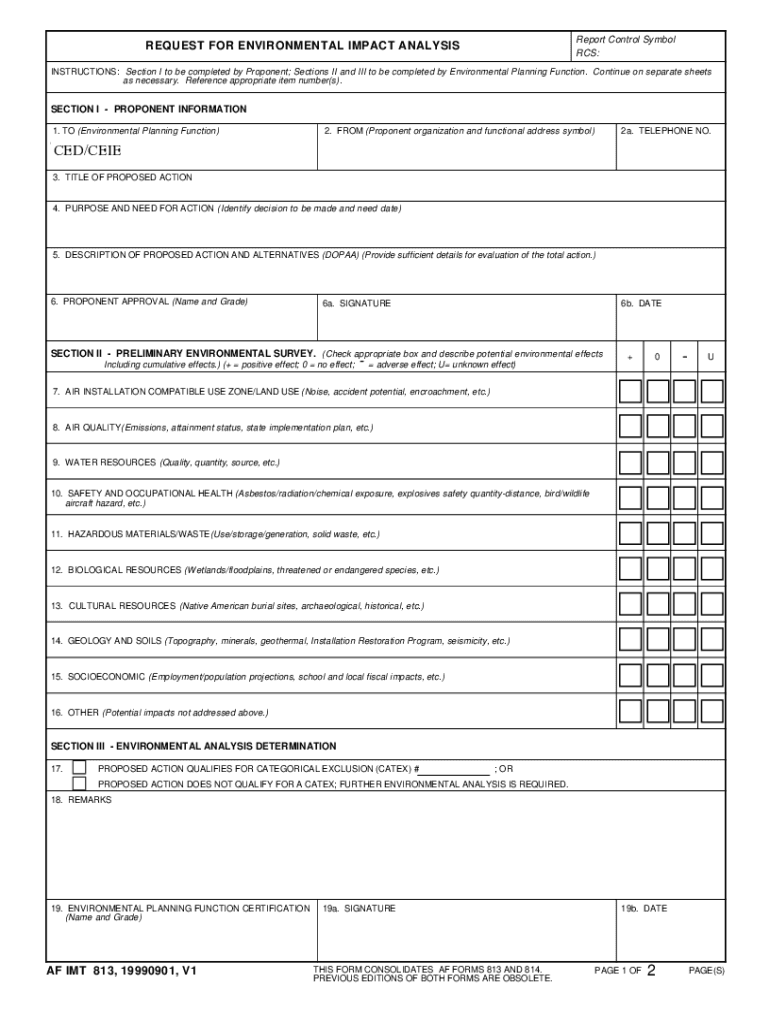 af form 813 Preview on Page 1