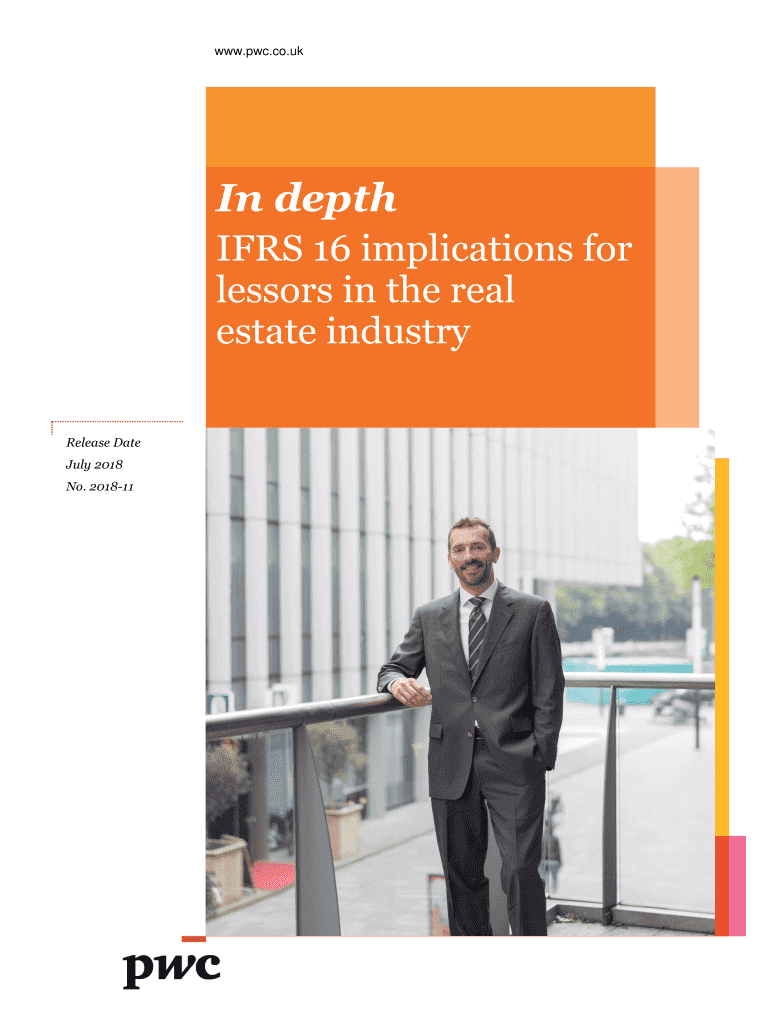 Fillable Online IFRS 16 implications for lessors in the real estate