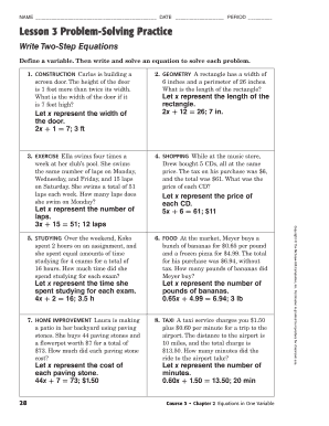 lesson 3 problem solving practice similarity and transformations answer key