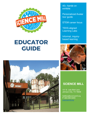 educator guide - Science Mill