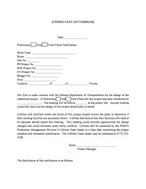 Fig14-1Bc. Field Check Notification letter, Consultant-Designed Project