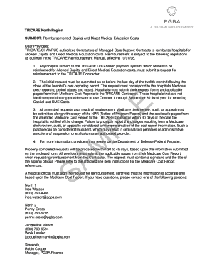 SUBJECT: Reimbursement of Capital and Direct Medical Education Costs