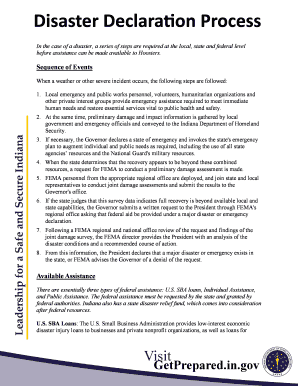 Fillable Online a guide to the disaster declaration process - FEMA.gov ...