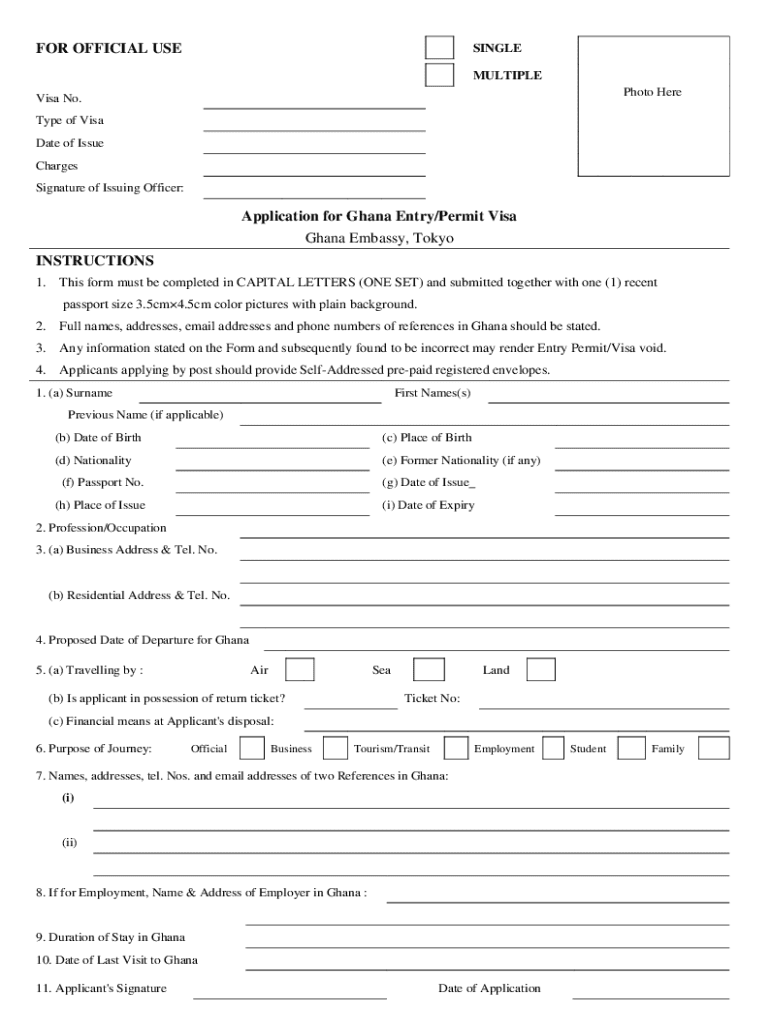 EMBASSY OF GHANA, TOKYO Preview on Page 1