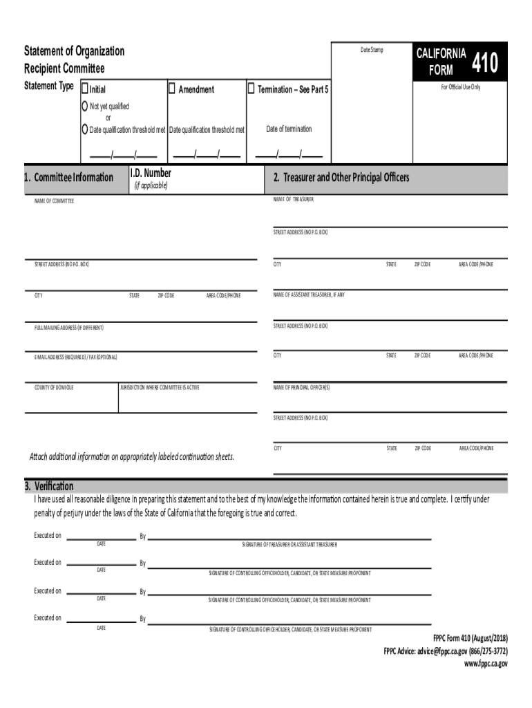 recipient committee Preview on Page 1.