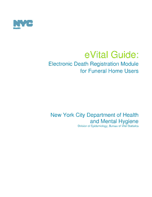 Death certificate application - NYC.gov