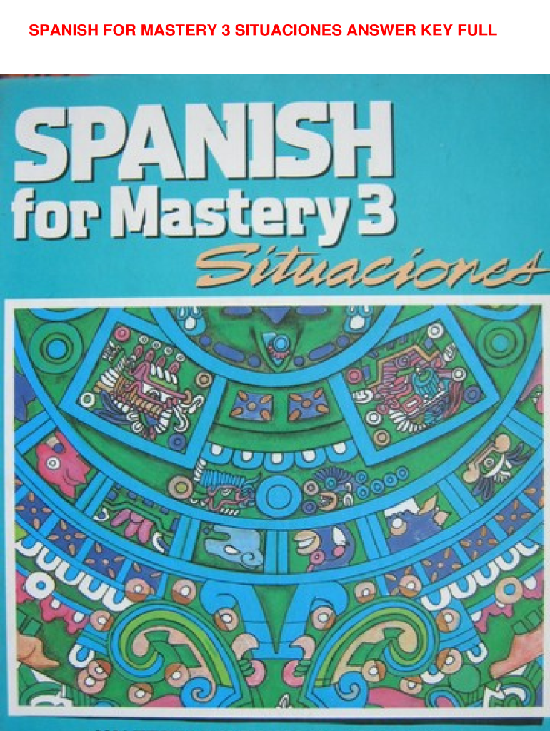 situaciones spanish for mastery 3 pdf Preview on Page 1