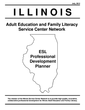 Illinois ESL Professional Development Planner