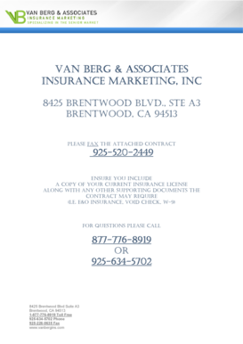 Agent Agreement and W-9 Form