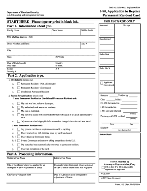 Form 90 - NOTE You may file Form I-90 electronically - chennai usconsulate