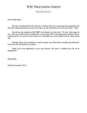 Agent Short Sale Processing Kit