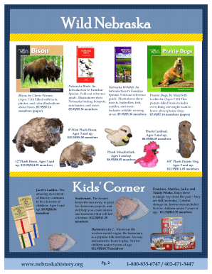 Nebraska State Historical Society Order Form