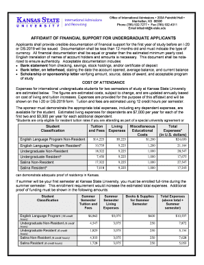 Affidavit of supplemental report sample - Affidavit of Support - Kansas State University - k-state