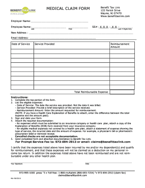 Alkoot reimbursement - Medical Claim Form - My FSA Link