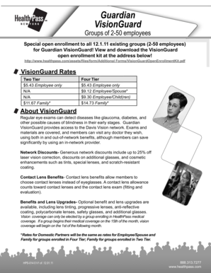 Guardian VisionGuard Open Enrollment Kit