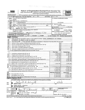 Form 990 Return of Organization Exempt From Income Tax