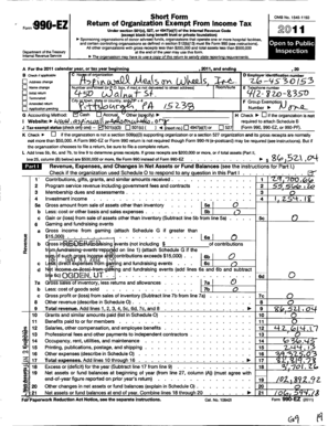 Form 990-EZ 2011