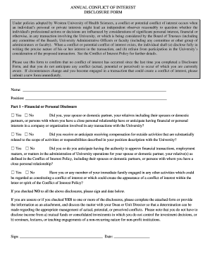 Conflict of Interest Policy