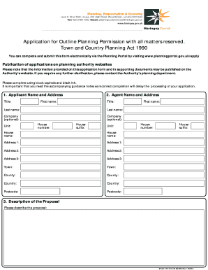 Outline Planning Permission Application