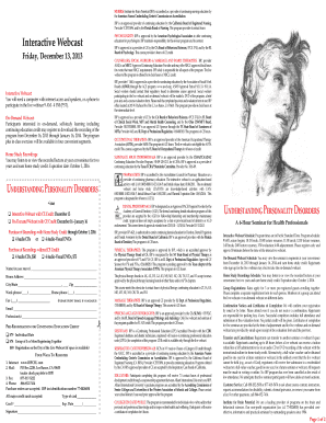 Continuing Education Credit Form