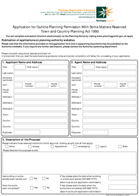 Outline Planning Permission Application