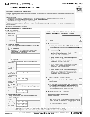 Sponsorship Evaluation IMM 5481