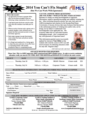 Georgia Real Estate Continuing Education Course Registration