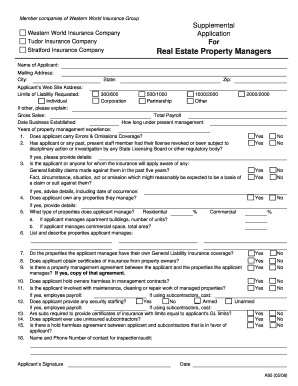 Western World Insurance Group Property Manager Application