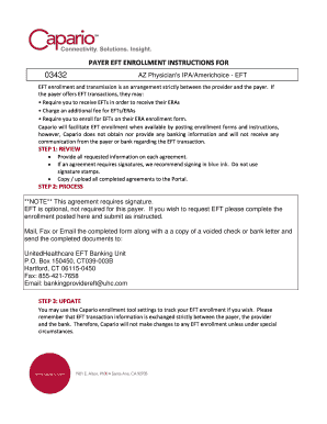 UnitedHealthcare EFT Enrollment Form