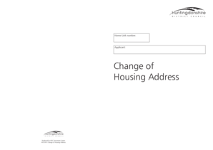 HPS1041 Change of Housing Address