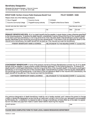Beneficiary Designation Form