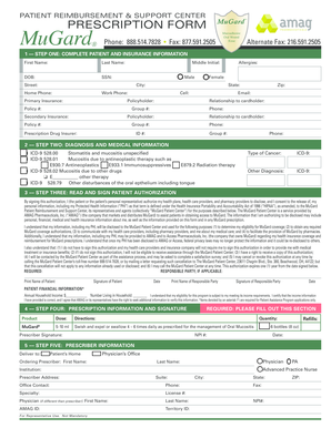 MuGard Patient Reimbursement Form