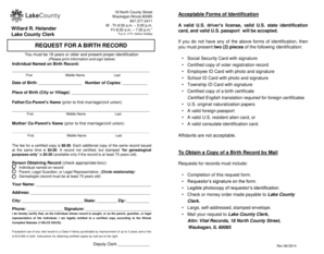 Illinois Birth Record Request Form