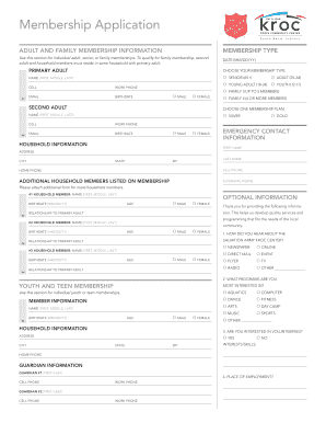 Membership Application Form