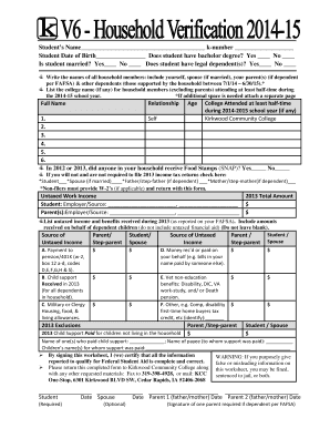 Kirkwood Community College Financial Aid Form
