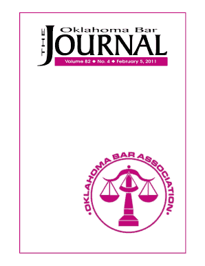 Oklahoma Bar Journal Subscription Form