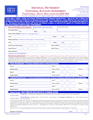 Self-Directed IRA Application Kit