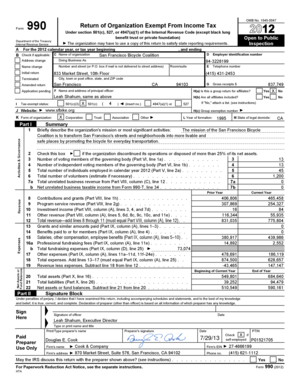 Form 990 Tax Return