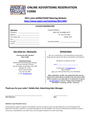 Download the Online Reservation Form - aapm