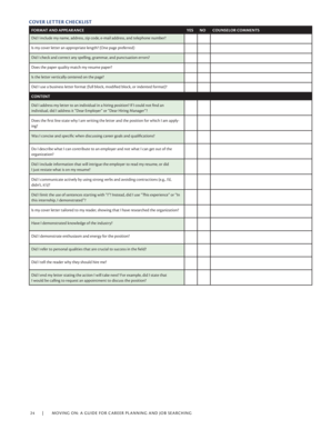 COVER LETTER CHECKLIST - careers gmu