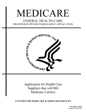 Medicare Provider/Supplier Enrollment Application