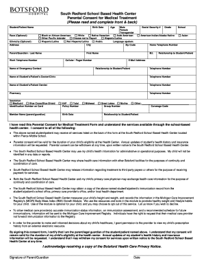 Parental Consent for Medical Treatment