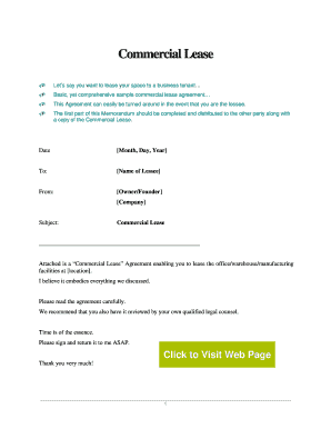 Commercial Lease Agreement