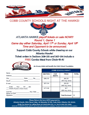 Atlanta Hawks Ticket Order Form